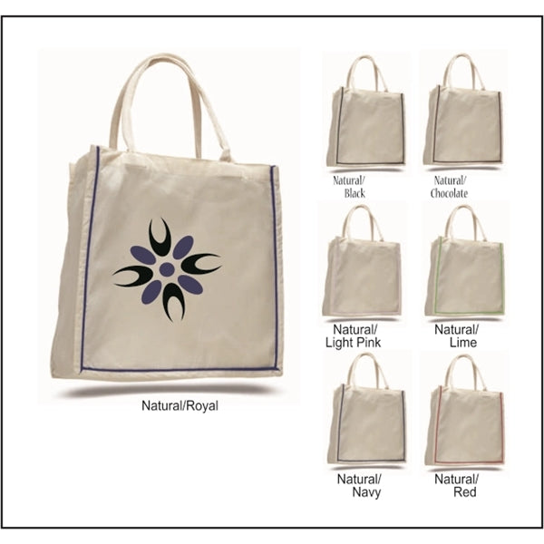 Sheeting Fancy Shopper with Stripe