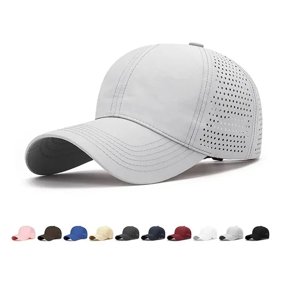 6 Panel Quick Dry Breathable Sport Baseball Cap