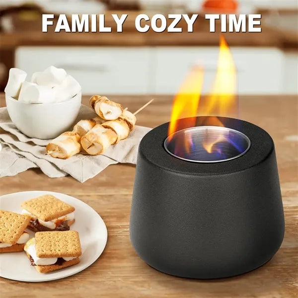 Portable Tabletop Fireplace, Indoor/Outdoor Use.
