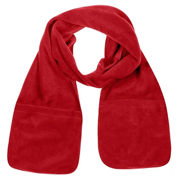 Fleece Scarf With Pockets