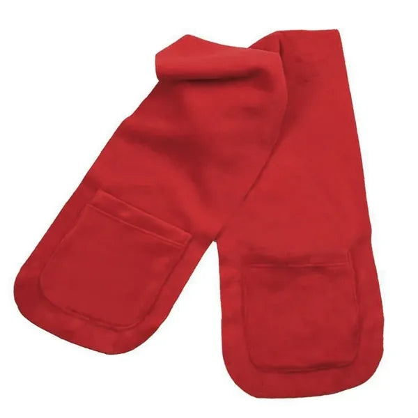 Fleece Scarf With Pockets