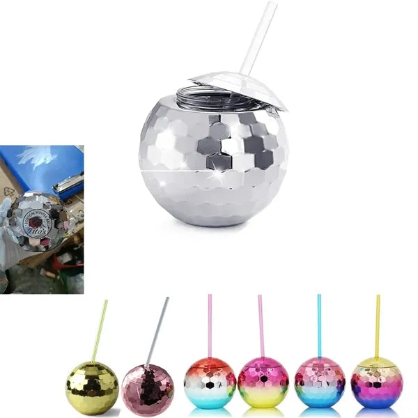 Colorful Novelty Disco Ball Cup for Events.
