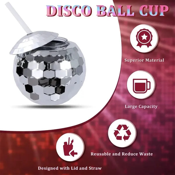 Colorful Novelty Disco Ball Cup for Events.