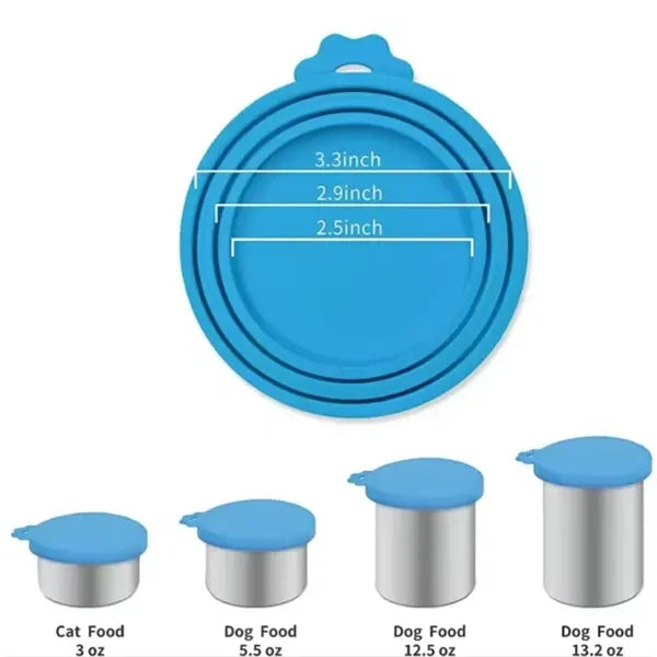Silicone Pet Dog Food Can Cover