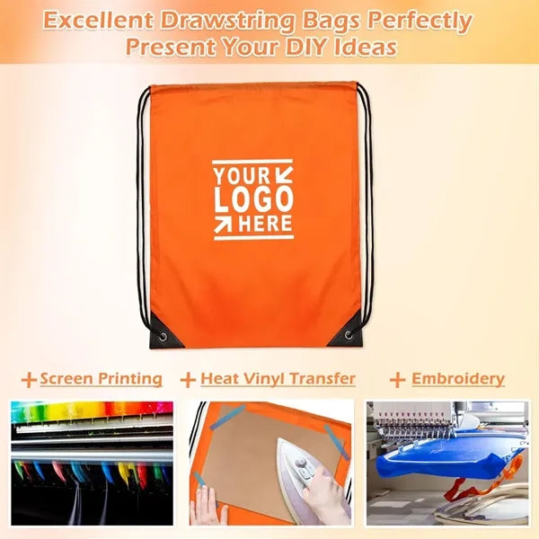 Drawstring Backpack Waterproof Gym Travel Bag