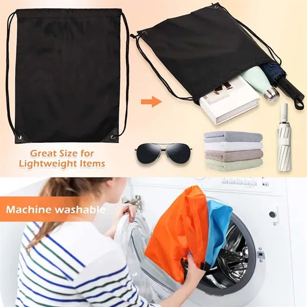 Drawstring Backpack Waterproof Gym Travel Bag