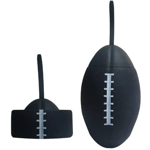 25 Oz Collapsible Football Water Bottle