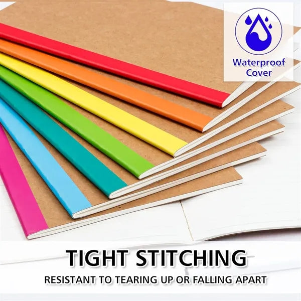 Blank Lined Notebook Kraft Cover for Students &Professionals