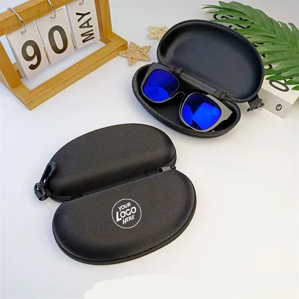 Portable Travel Zipper Eyeglasses Case