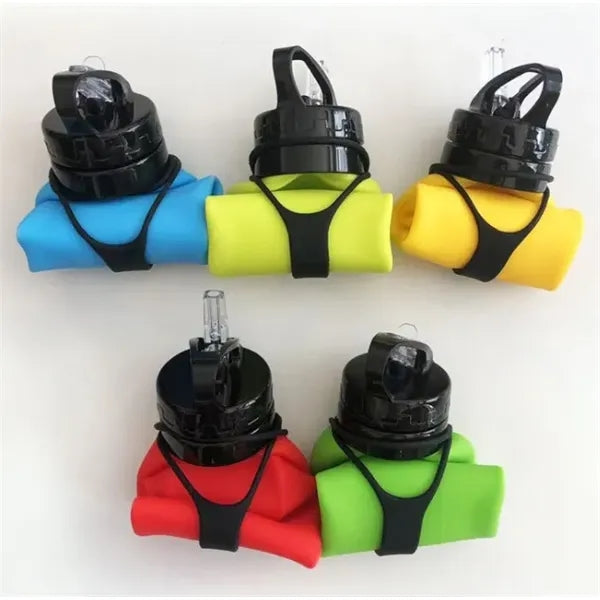 20 Oz Folding Sports Water Bottle