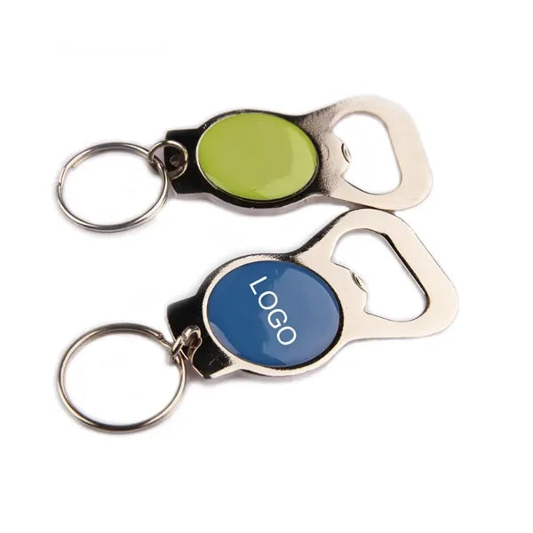 2 1/3'' Advertising Customized Metal Bottle Opener Keychain