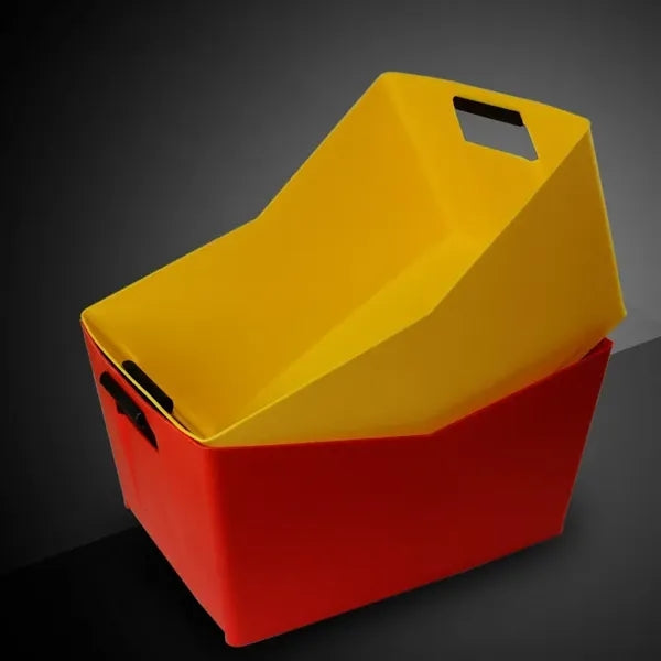 Plastic V-shaped beer keg frame