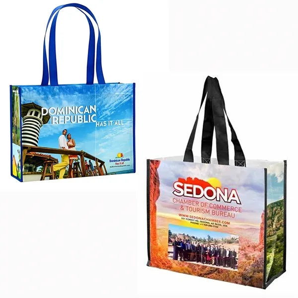 Laminated Grocery Tote Bag