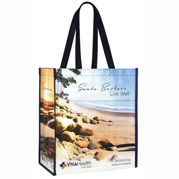 Laminated Grocery Tote Bag