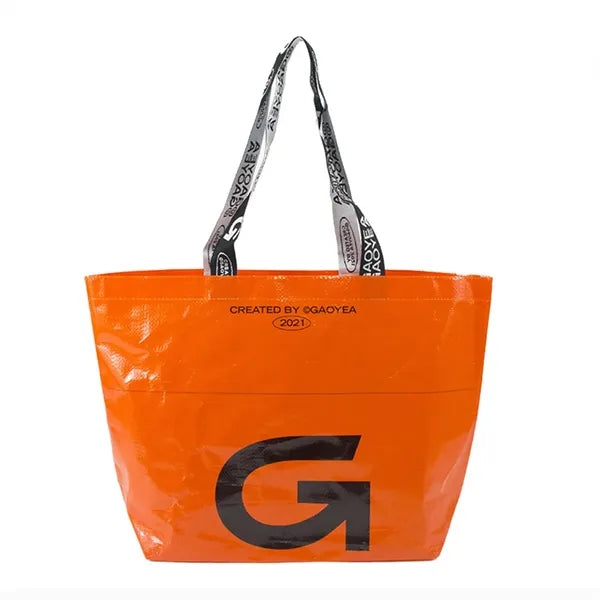 Laminated Grocery Tote Bag