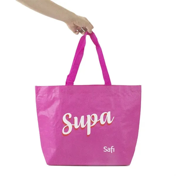 Laminated Grocery Tote Bag