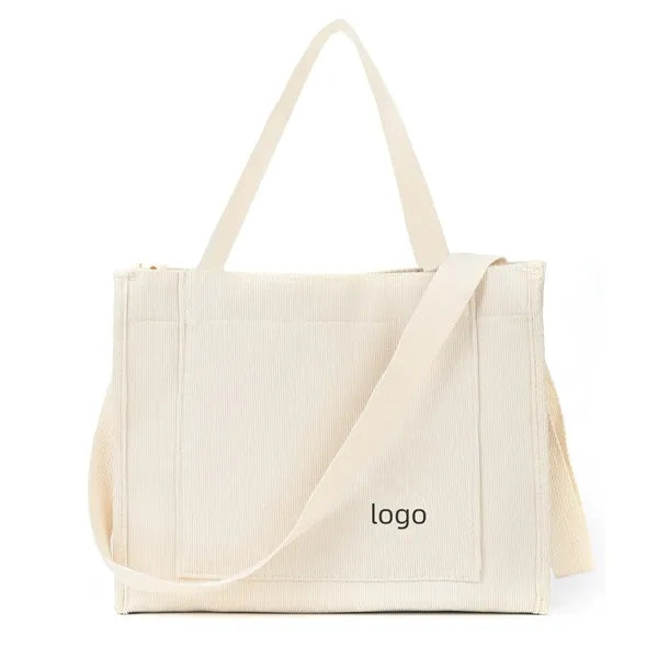 Casual Corduroy Tote Bags