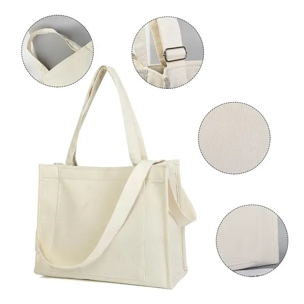 Casual Corduroy Tote Bags