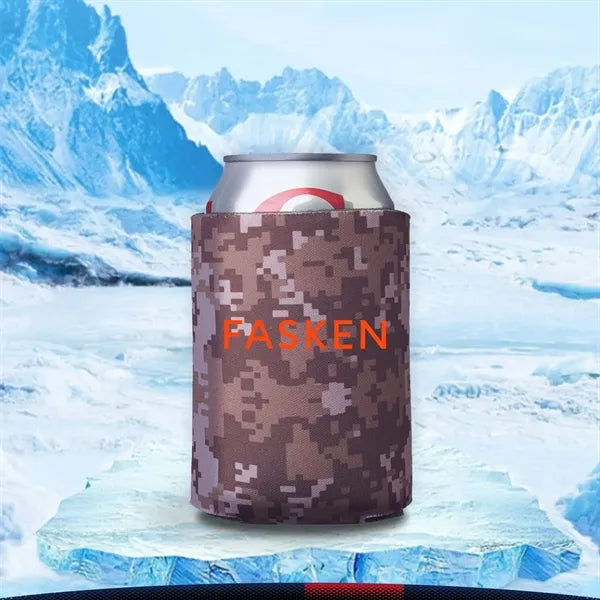 Camouflage Foam Can Coolers