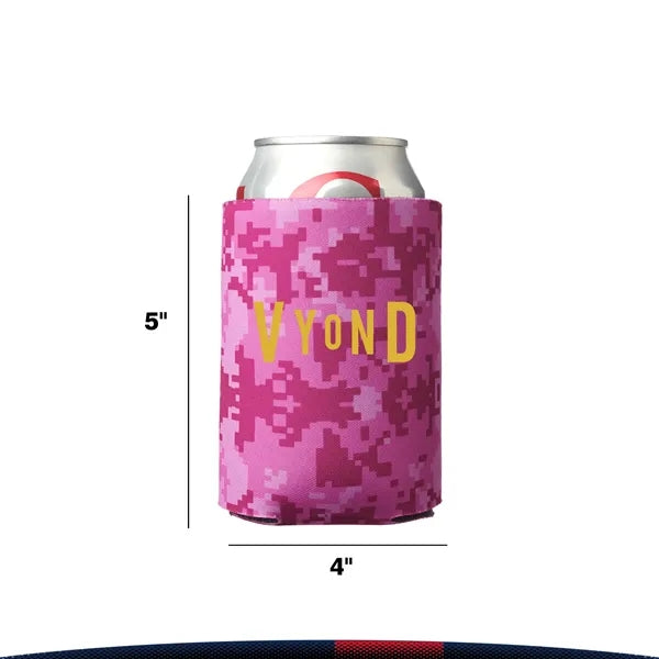 Camouflage Foam Can Coolers