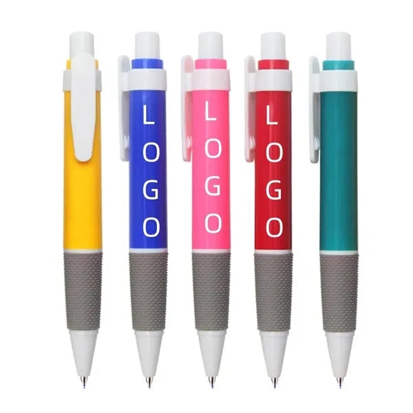Ballpoint Pen Click Rollerball With Non-Slip Grip