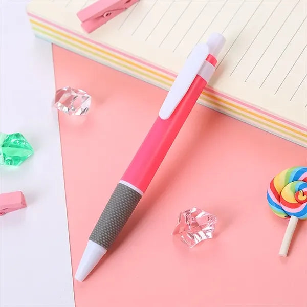 Ballpoint Pen Click Rollerball With Non-Slip Grip