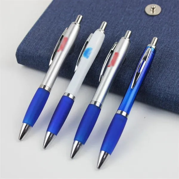 Ballpoint Pen Smooth Writing Retractable Click Rollerball