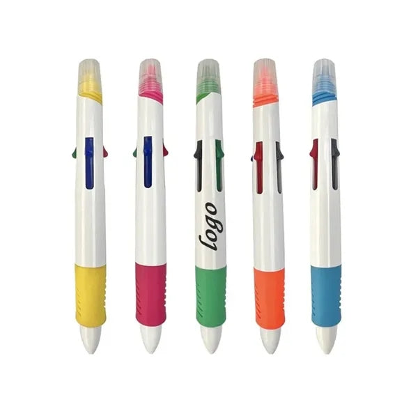 4 Color Pen with Highlighter