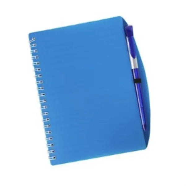 Wave Spiral Notebook and Pen
