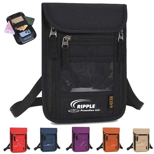 Travel Passport Wallet RFID Blocking Holder