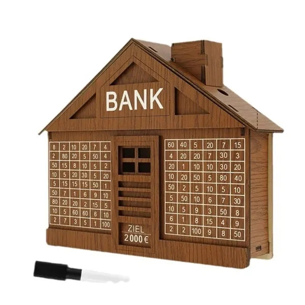 Wooden Coin Bank