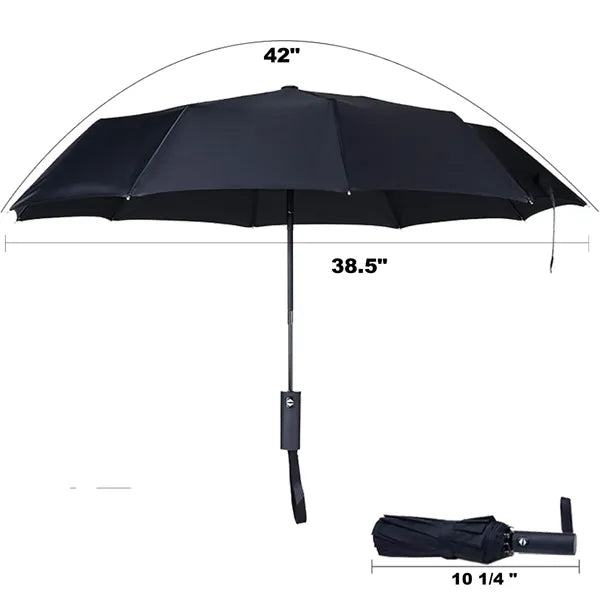 8 Ribs Folding Umbrella with Auto Open