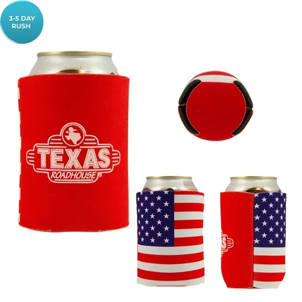 Old Glory Foam Can Cooler