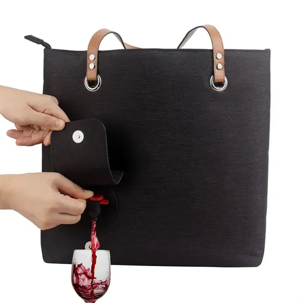 Beach Wine Tote Bag
