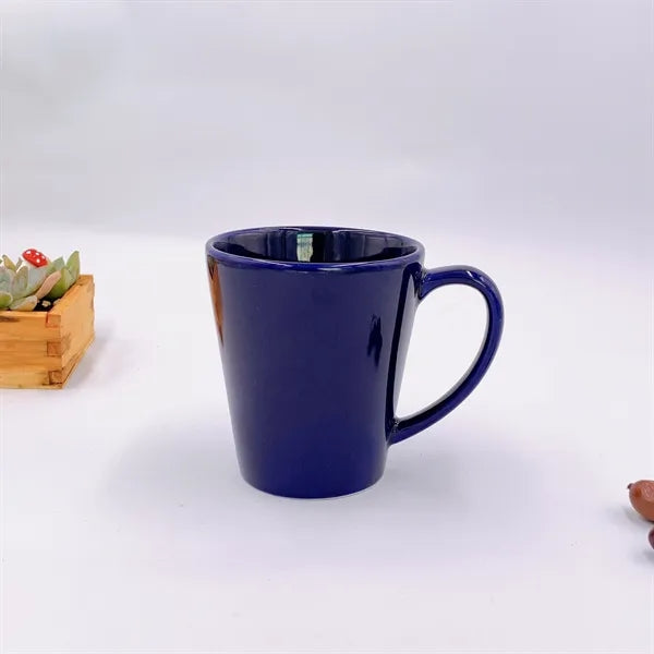 12 OZ Simple Ceramic Coffee Cup Milk Tea Mug with Handle