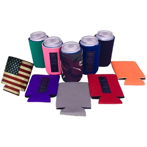 Collapsible Magnetic Neoprene Can Cooler