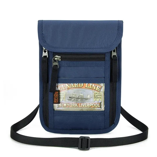 Secure Travel RFID-Blocking Neck Pouch