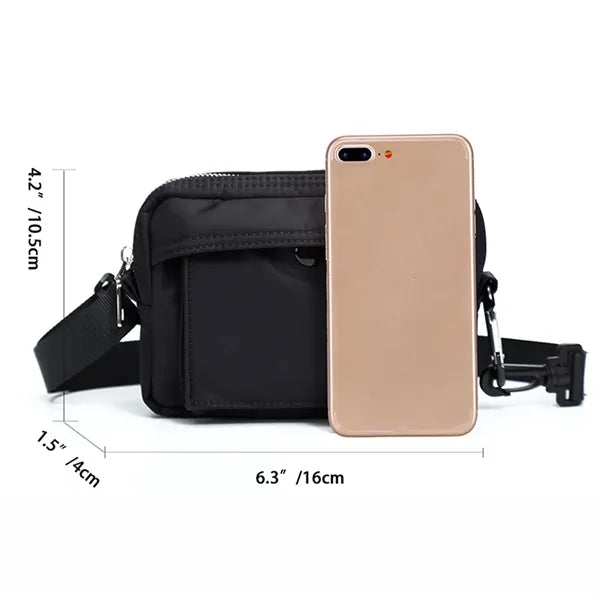 Compact Fashion Crossbody Bag for Men