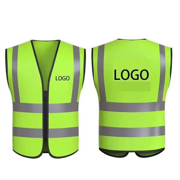 High Visibility Safety Vest with Reflective Strips