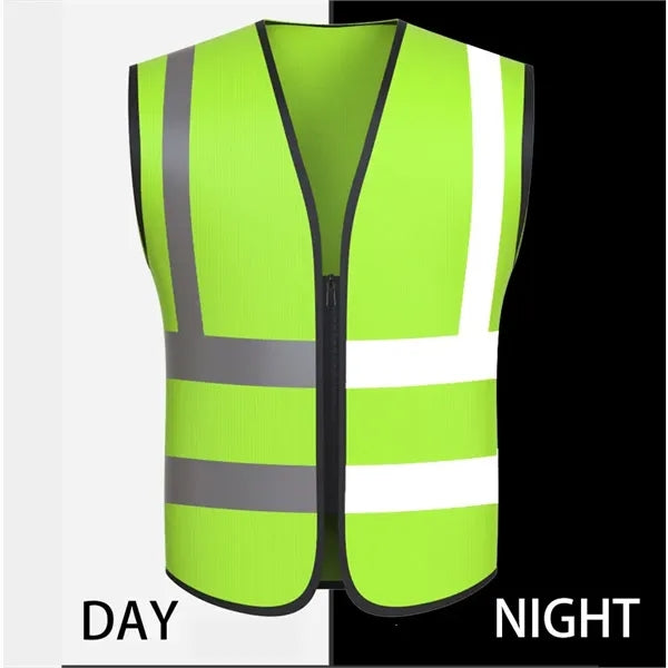High Visibility Safety Vest with Reflective Strips