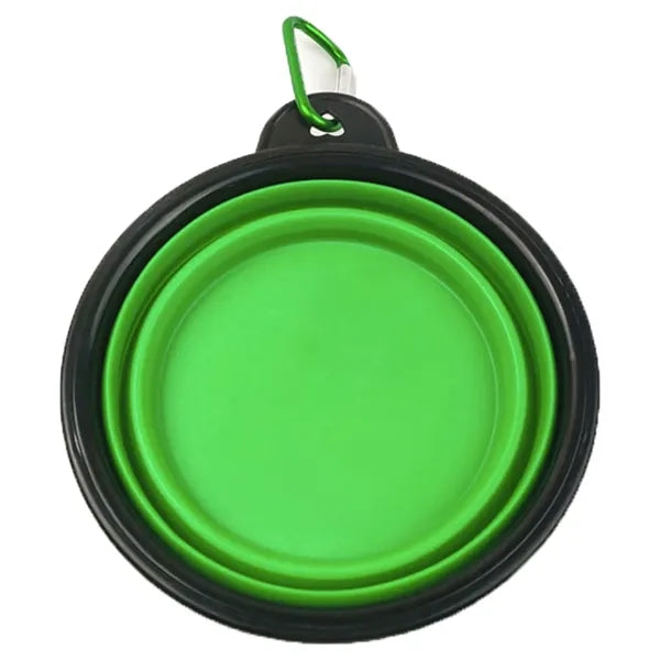 Small Collapsible Silicone Dog Bowl