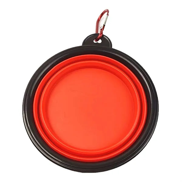 Small Collapsible Silicone Dog Bowl