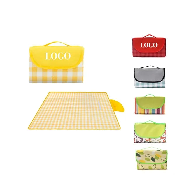 59"x80" Oxford Foldable Blanket Waterproof PVC Picnic Mat
