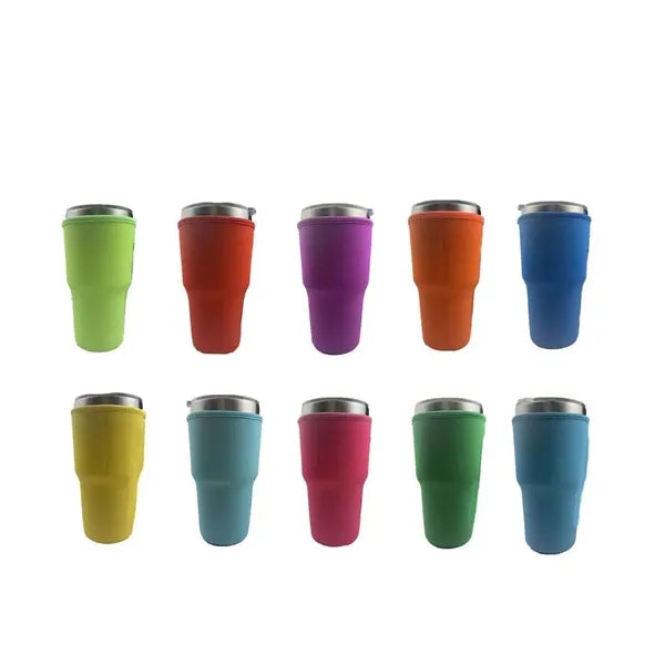 32oz Neoprene Tumbler Cup Holder Insulated Sleeve w/Handle