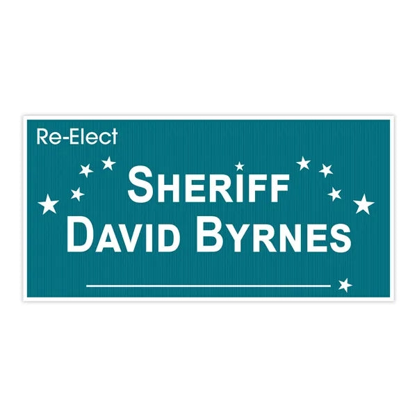 12" x 24" Yard Sign Corrugated Plastic