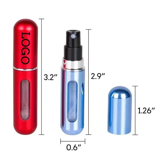 Mini Portable Aluminum Metal Perfume Sprayer Spray Bottle