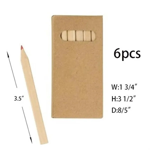 6 Pieces Colored Pencils Set