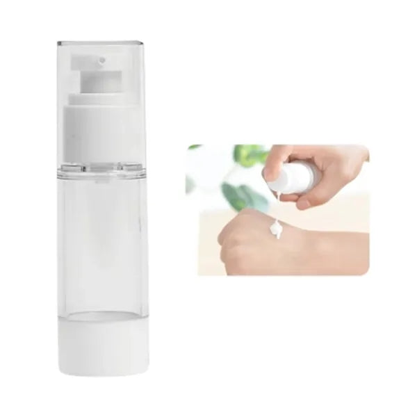 1.01 oz Clear Travel Pump: Leak Proof Lotion Dispenser