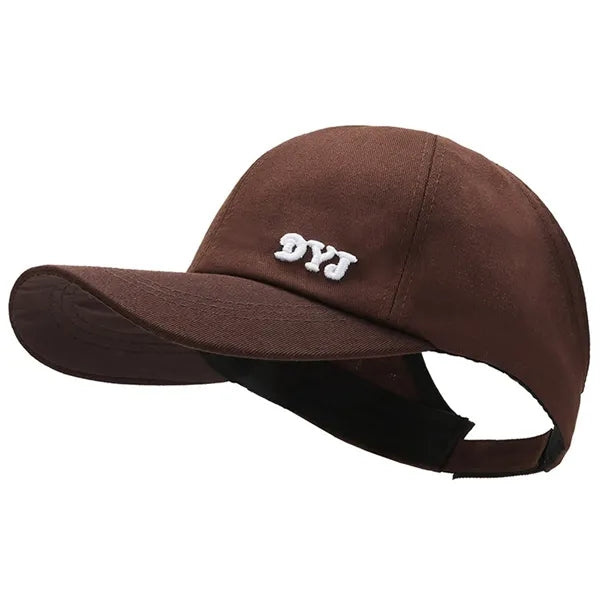 Cotton Half-Empty Top Ponytail Baseball Cap