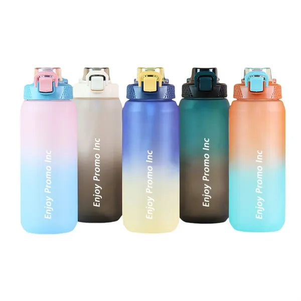 1.5L Large Capacity Sports Bottle with Straw